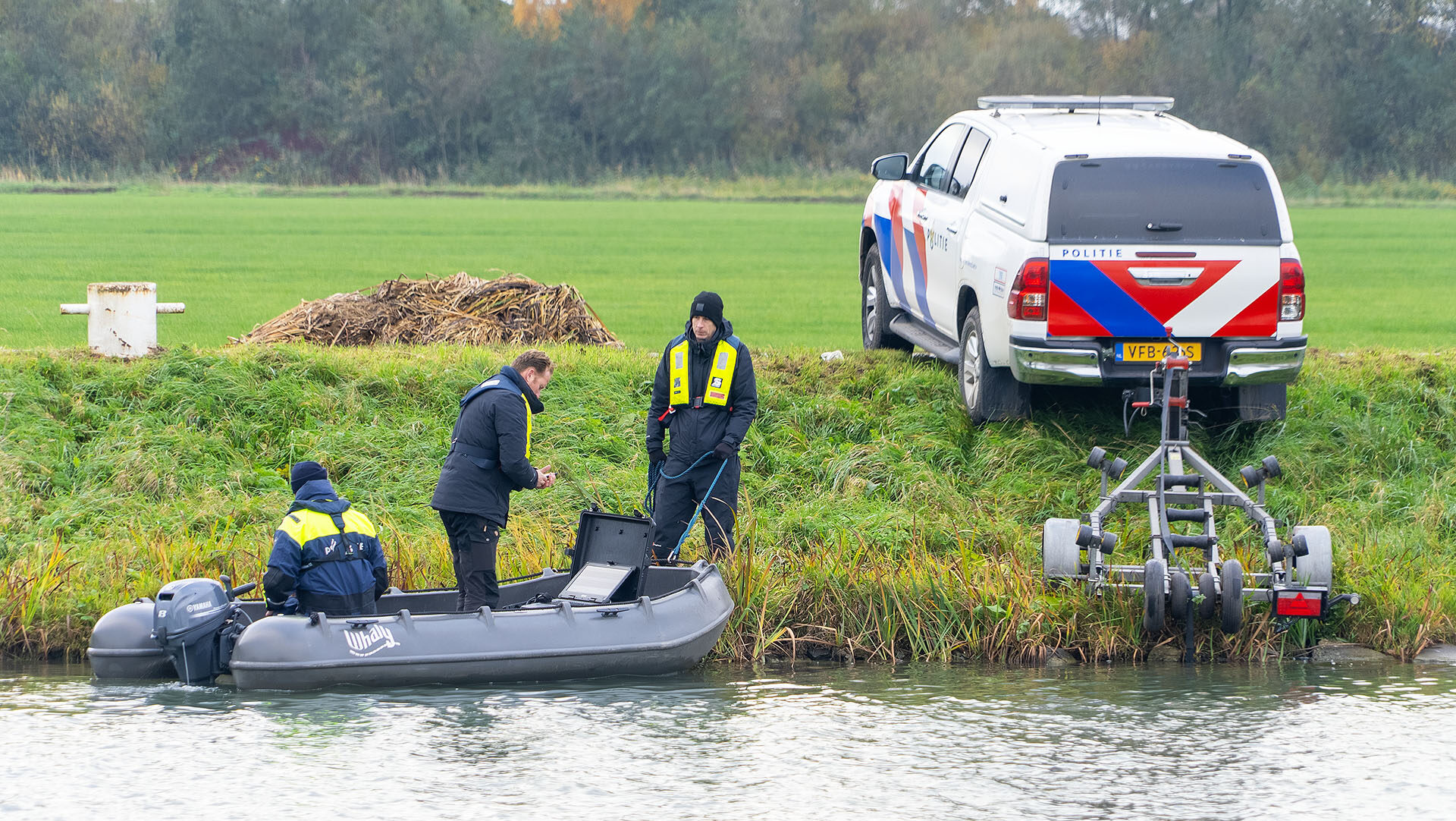 Politie zoekt in Burgemeester Delenkanaal na vondst auto vermiste Brigitte